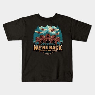 We’re Back Cicada Apocalypse World Tour Locust 2024 Funny Kids T-Shirt